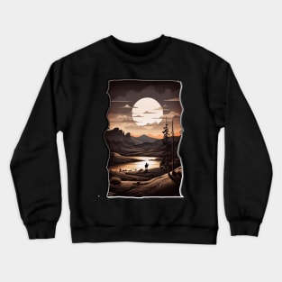 CLOUDY SUNSET Crewneck Sweatshirt